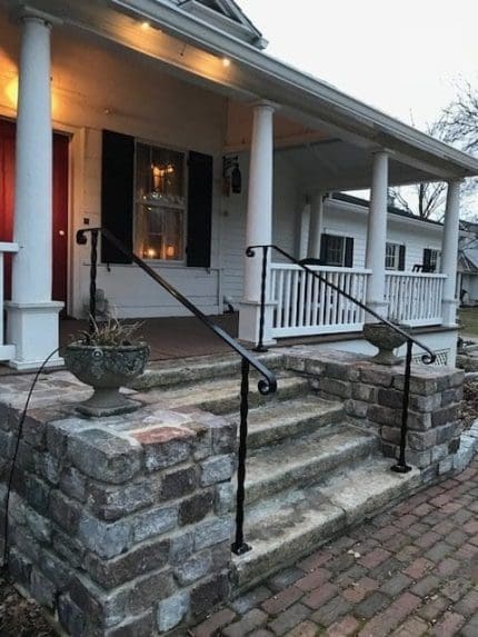 EZ Rails - Gallery of EZ Rail Handrails Mounted on Stairs