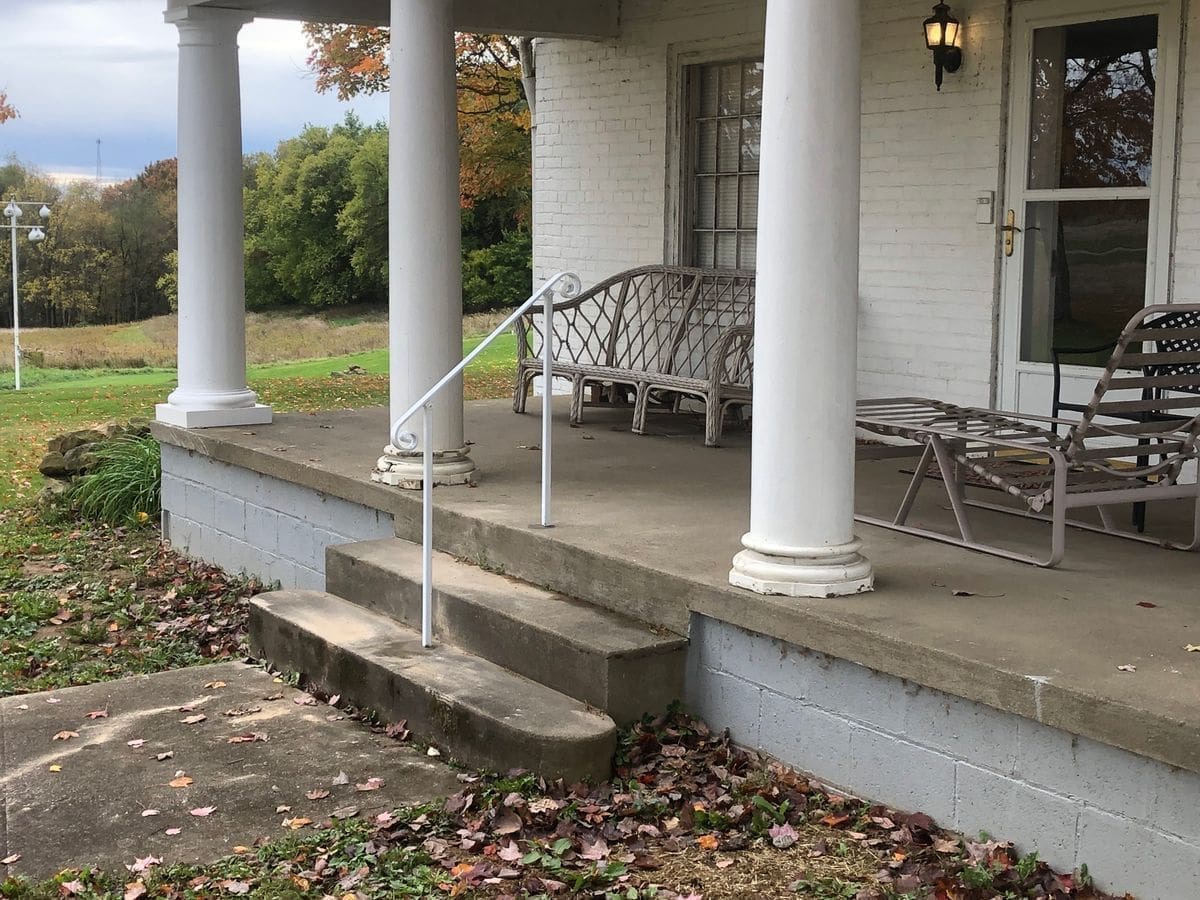 2 to 6 Foot Standard EZ Rail with In Ground Posts