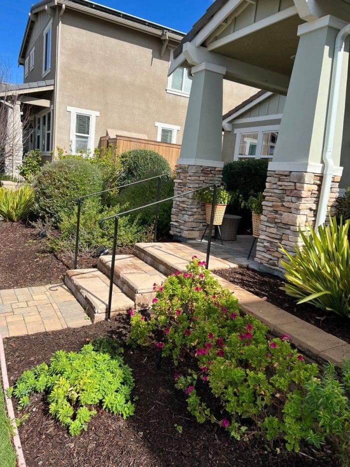 Modern In Ground Handrail for Stairs | EZ Rail