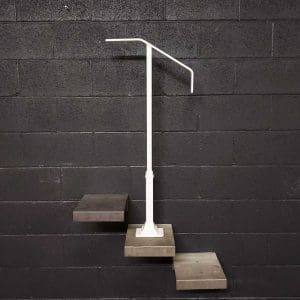 Modern In Ground Handrail for Stairs | EZ Rail